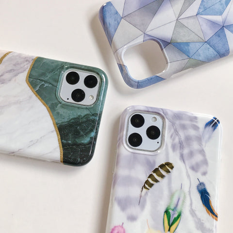 Geometric Marble Cases - Thrive Treasure