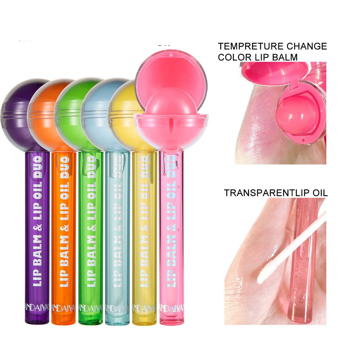 Two-in-one Lollipop Color Changing Lipstick - Thrive Treasure