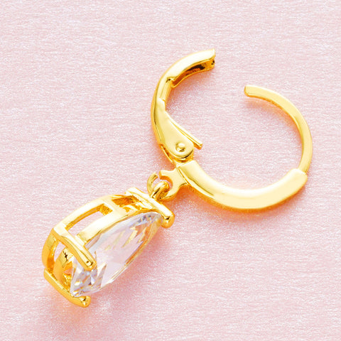 Women's 24K Gold-plated Zircon Earrings - Thrive Treasure