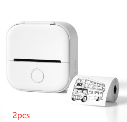 Portable Mini Thermal Label Printer Home Photo Printer Student Wrong Question Printer Bluetooth Mini Label Printer Price Tag - Thrive Treasure