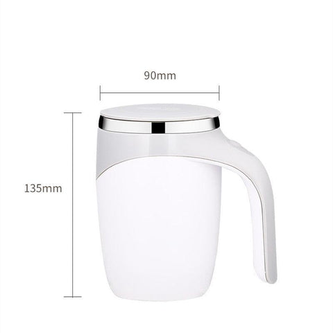 Rechargeable Model Automatic Stirring Cup Coffee Cup High Value Electric Stirring Cup Lazy Milkshake Rotating Magnetic Water Cup - Thrive Treasure