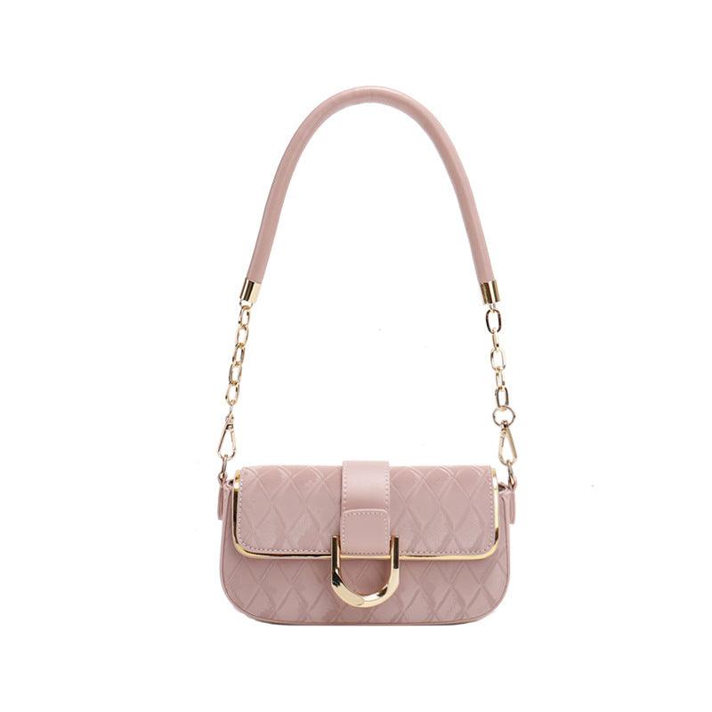 Chain Small Square Bag Shoulder Crossbody Underarm Bag - Thrive Treasure