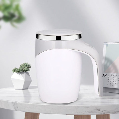 Rechargeable Model Automatic Stirring Cup Coffee Cup High Value Electric Stirring Cup Lazy Milkshake Rotating Magnetic Water Cup - Thrive Treasure