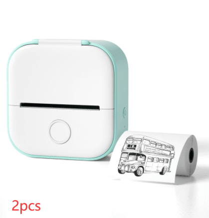 Portable Mini Thermal Label Printer Home Photo Printer Student Wrong Question Printer Bluetooth Mini Label Printer Price Tag - Thrive Treasure