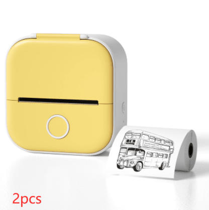 Portable Mini Thermal Label Printer Home Photo Printer Student Wrong Question Printer Bluetooth Mini Label Printer Price Tag - Thrive Treasure