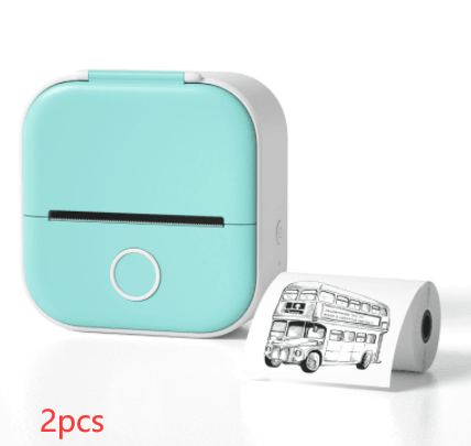 Portable Mini Thermal Label Printer Home Photo Printer Student Wrong Question Printer Bluetooth Mini Label Printer Price Tag - Thrive Treasure