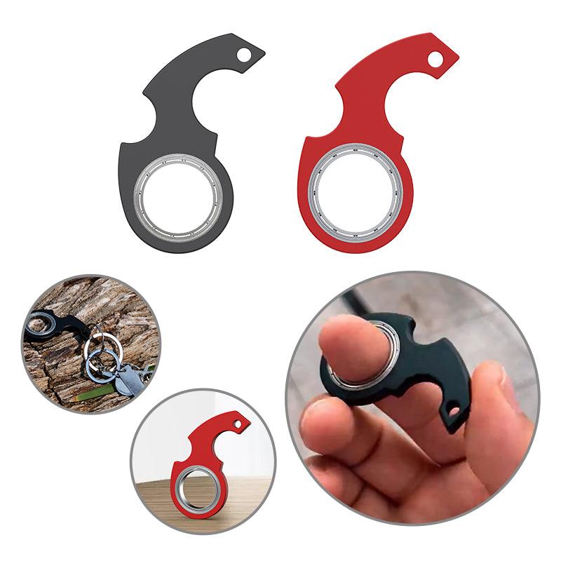 Creative Fidget Spinner Toy Keychain Hand Spinner Anti-Anxiety Toy Relieves Stress Finger Spinner Keychain Bottle Opener Kids Toy - Thrive Treasure