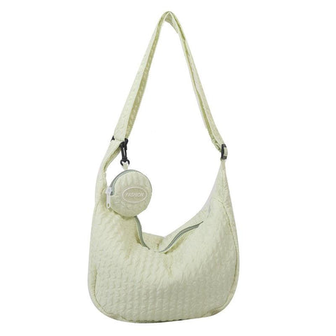 South Korea Ins Girl's Fashionable Cloud Puff Flower Shoulder Bag - Thrive Treasure