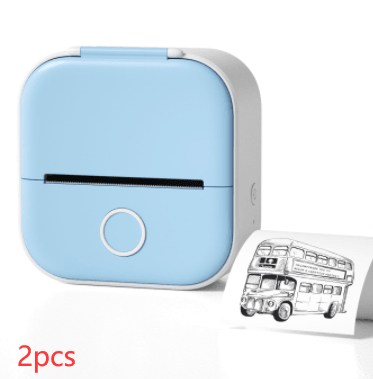 Portable Mini Thermal Label Printer Home Photo Printer Student Wrong Question Printer Bluetooth Mini Label Printer Price Tag - Thrive Treasure