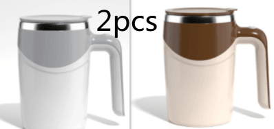 Rechargeable Model Automatic Stirring Cup Coffee Cup High Value Electric Stirring Cup Lazy Milkshake Rotating Magnetic Water Cup - Thrive Treasure