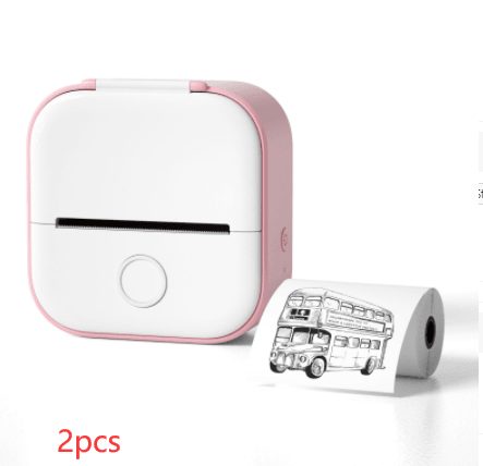 Portable Mini Thermal Label Printer Home Photo Printer Student Wrong Question Printer Bluetooth Mini Label Printer Price Tag - Thrive Treasure