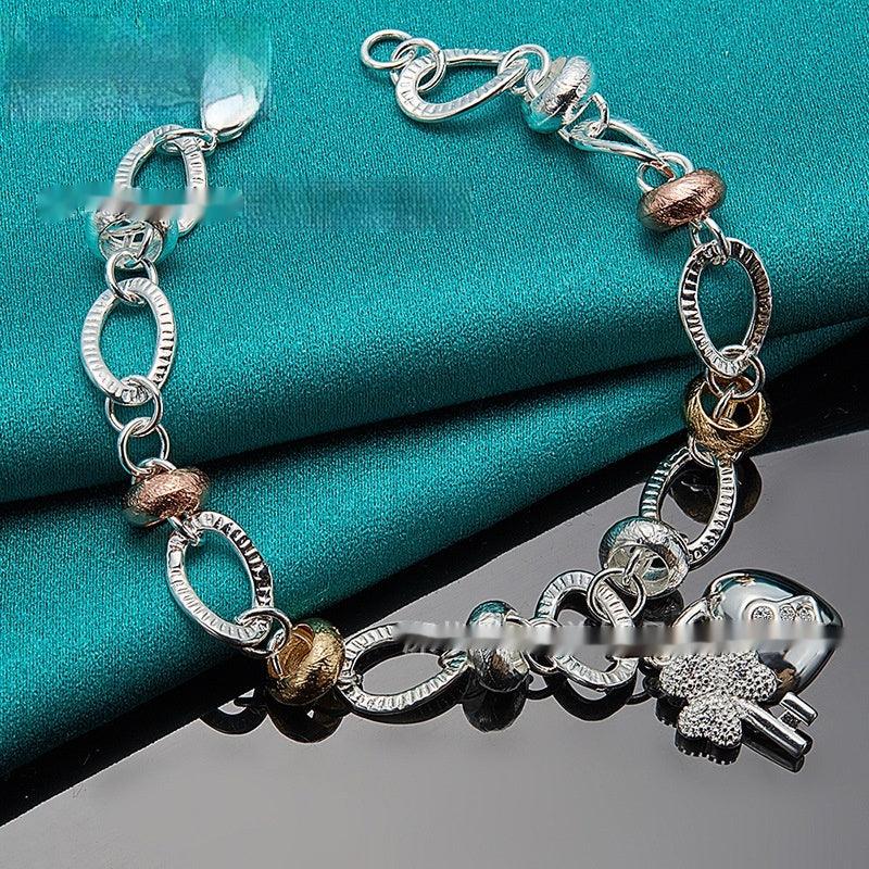 Silver Love Key Bracelet Female Accessories Jewelry - Thrive Treasure