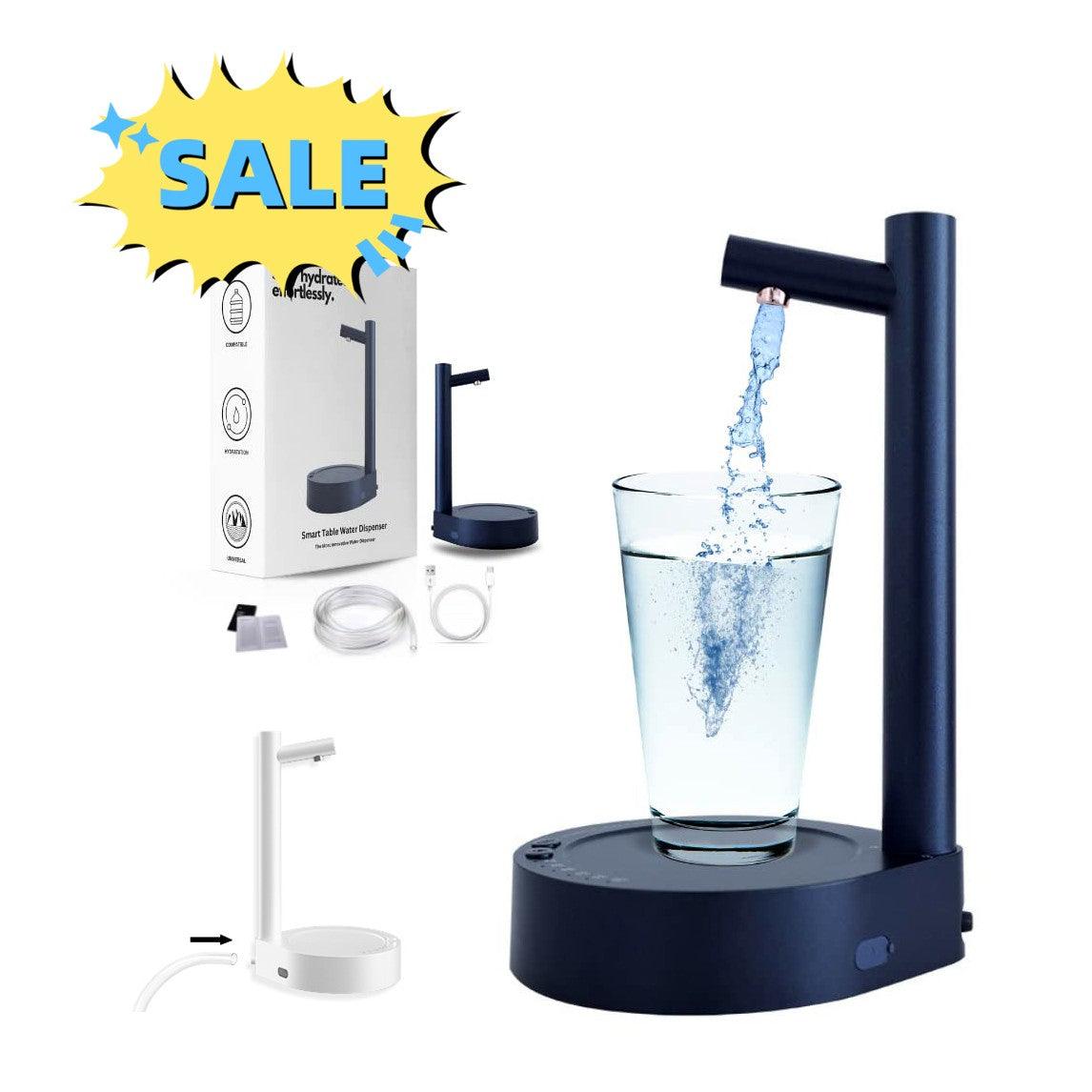 Desk Dispenser Electric Water Gallon Automatic Water Bottle Dispenser Rechargeable Water Dispenser - Thrive Treasure