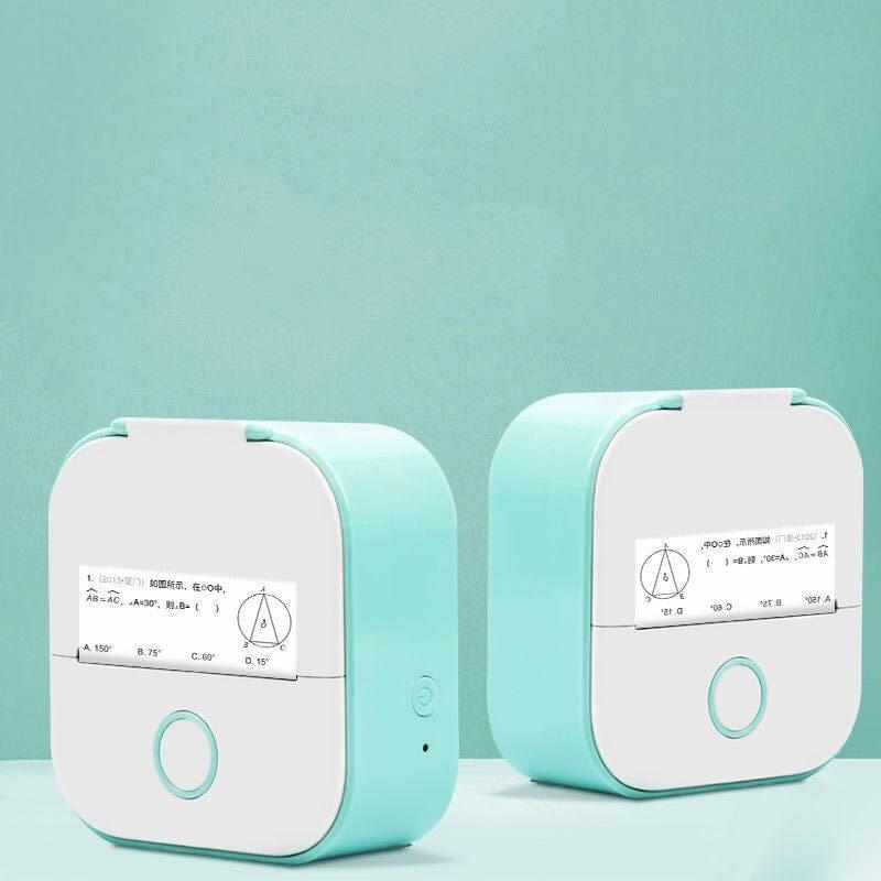 Portable Mini Thermal Label Printer Home Photo Printer Student Wrong Question Printer Bluetooth Mini Label Printer Price Tag - Thrive Treasure